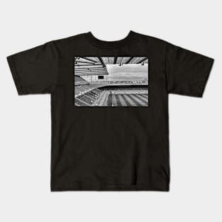 St James Park, Newcastle upon Tyne - Monochrome Kids T-Shirt